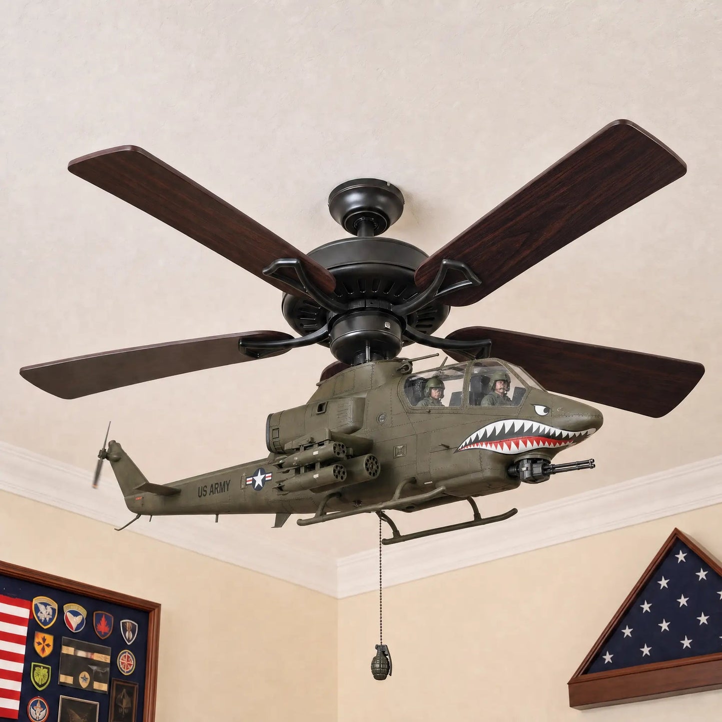 Chopper Blade tail boom and rotor detail