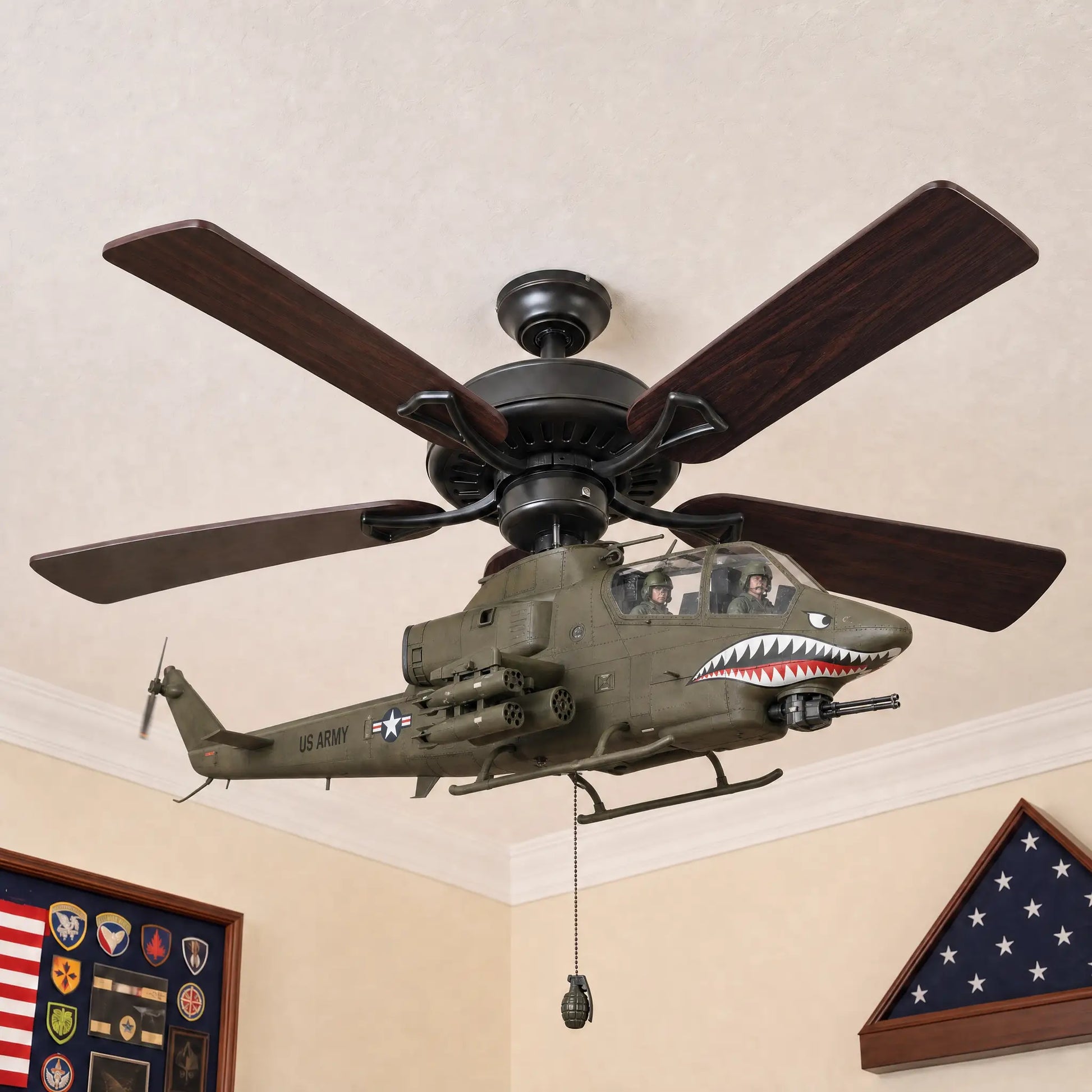 Chopper Blade tail boom and rotor detail
