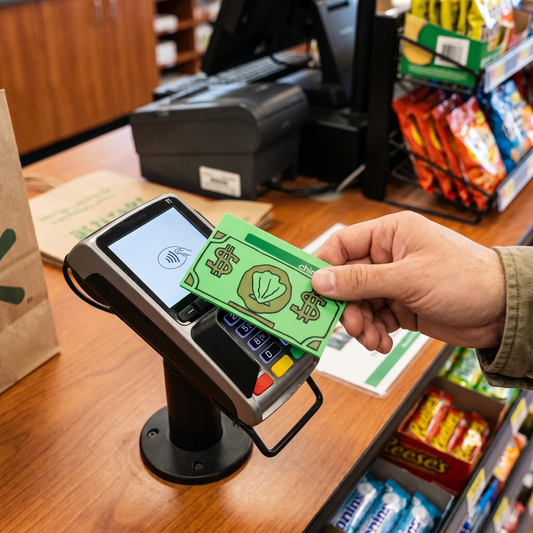The Clam Card Tap